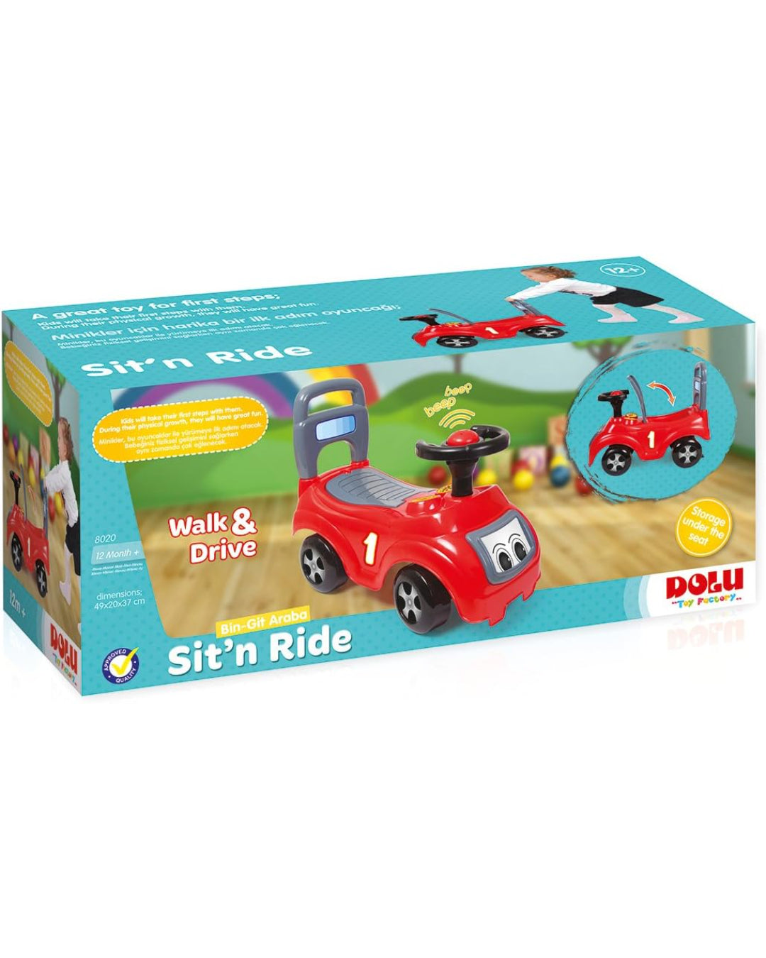 DOLU SIT N RIDE RED aleemaz.com  DOLU SIT N RIDE RED aleemaz.com